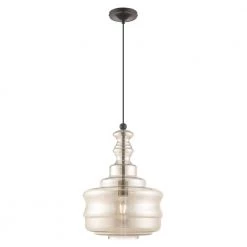 Art Glass Mini Pendants 1 Light English Bronze Mini Pendant by Livex Lighting -Livex Lighting shop english bronze livex lighting pendant lights 41225 92 4f 1000