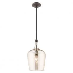 Art Glass Mini Pendants 1 Light English Bronze Mini Pendant by Livex Lighting -Livex Lighting shop english bronze livex lighting pendant lights 41226 92 4f 1000