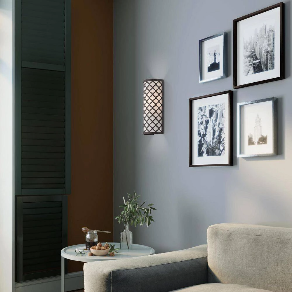 Arabesque 1 Light English Bronze ADA Wall Sconce by Livex Lighting 3 Arabesque 1 Light English Bronze ADA Wall Sconce by Livex Lighting - Image 3