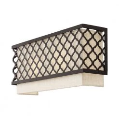 Arabesque 2 Light English Bronze ADA Wall Sconce by Livex Lighting -Livex Lighting shop english bronze livex lighting wall sconces 41119 92 1f 1000