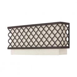 Arabesque 2 Light English Bronze ADA Wall Sconce by Livex Lighting -Livex Lighting shop english bronze livex lighting wall sconces 41119 92 c3 1000