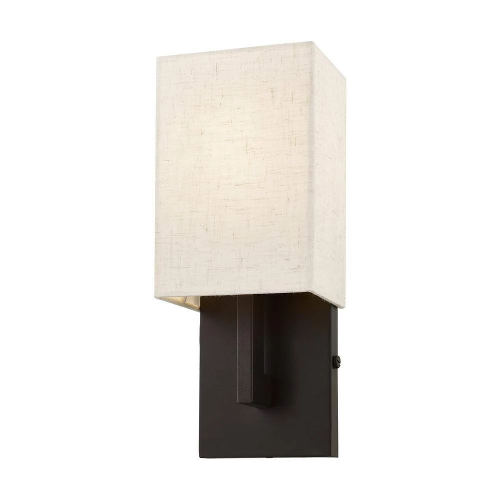 Meridian 1-Light English Bronze ADA Wall Sconce by Livex Lighting 3 Meridian 1-Light English Bronze ADA Wall Sconce by Livex Lighting - Image 3