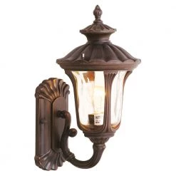 Oxford 1 Light Imperial Bronze Outdoor Wall Sconce by Livex Lighting