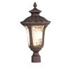 Oxford 3 Light Imperial Bronze Outdoor Post Top Lantern by Livex Lighting