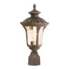 Oxford 1 Light Imperial Bronze Outdoor Post Top Lantern by Livex Lighting