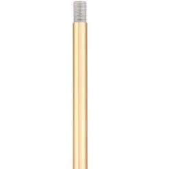 Natural Brass 12" Length Rod Extension Stem by Livex Lighting