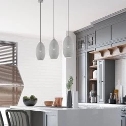 Dublin 1 Light Nordic Gray with Brushed Nickel Accents Pendant by Livex Lighting 16 Dublin 1 Light Nordic Gray with Brushed Nickel Accents Pendant by Livex Lighting -Livex Lighting shop nordic gray livex lighting chandeliers 49101 80 1d 1000