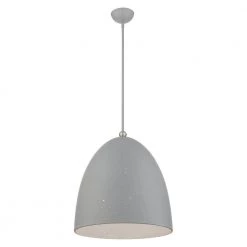 Arlington 3 Light Nordic Gray with Brushed Nickel Accents Pendant by Livex Lighting -Livex Lighting shop nordic gray livex lighting chandeliers 49110 80 fa 1000