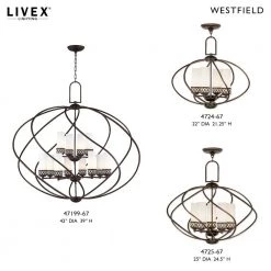 Westfield 12 Light Olde Bronze Foyer Chandelier by Livex Lighting -Livex Lighting shop olde bronze livex lighting chandeliers 47199 67 d4 1000