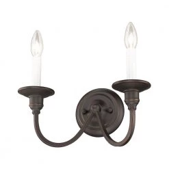 Cranford 2 Light Olde Bronze Wall Sconce by Livex Lighting -Livex Lighting shop olde bronze livex lighting wall sconces 5142 67 1f 1000