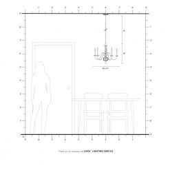 Williamsburgh 5 Light Polished Brass Chandelier by Livex Lighting -Livex Lighting shop polished brass livex lighting chandeliers 5005 02 77 1000