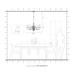 Williamsburgh 8 Light Polished Brass Chandelier by Livex Lighting -Livex Lighting shop polished brass livex lighting chandeliers 5007 02 77 1000