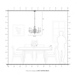 Williamsburgh 8-Light Polished Brass Chandelier by Livex Lighting -Livex Lighting shop polished brass livex lighting chandeliers 5008 02 76 1000