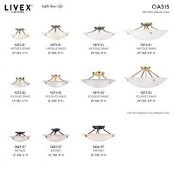 Oasis 4 Light Polished Brass Flush Mount by Livex Lighting 19 Oasis 4 Light Polished Brass Flush Mount by Livex Lighting -Livex Lighting shop polished brass livex lighting flush mount lights 4275 02 d4 1000