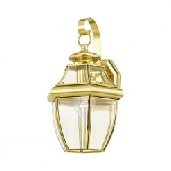 Monterey 1 Light Polished Brass Outdoor Wall Sconce by Livex Lighting 18 Monterey 1 Light Polished Brass Outdoor Wall Sconce by Livex Lighting -Livex Lighting shop polished brass livex lighting outdoor sconces 2151 02 fa 1000
