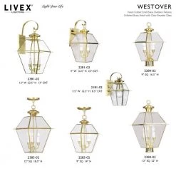 Westover 1 Light Polished Brass Outdoor Wall Sconce by Livex Lighting 19 Westover 1 Light Polished Brass Outdoor Wall Sconce by Livex Lighting -Livex Lighting shop polished brass livex lighting outdoor sconces 2181 02 d4 1000