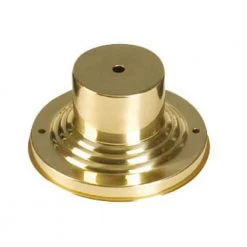 Providence Polished Brass Outdoor Pier Mount Adaptor by Livex Lighting