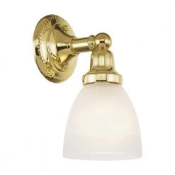 Classic 1 Light Polished Brass Bath Vanity Light by Livex Lighting -Livex Lighting shop polished brass livex lighting vanity lighting 1021 02 1f 1000