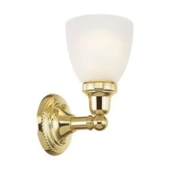 Classic 1 Light Polished Brass Bath Vanity Light by Livex Lighting -Livex Lighting shop polished brass livex lighting vanity lighting 1021 02 fa 1000