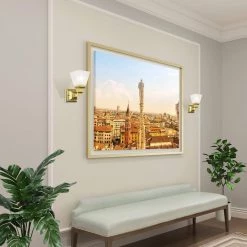 Mission 1 Light Polished Brass Wall Sconce by Livex Lighting -Livex Lighting shop polished brass livex lighting vanity lighting 1031 02 1d 1000