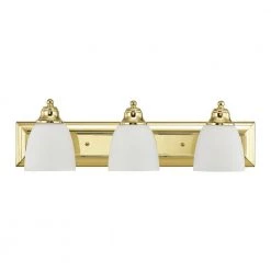Springfield 3 Light Polished Brass Bath Vanity by Livex Lighting -Livex Lighting shop polished brass livex lighting vanity lighting 10503 02 c3 1000