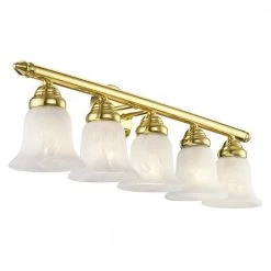 Neptune 5 Light Polished Brass Bath Vanity by Livex Lighting -Livex Lighting shop polished brass livex lighting vanity lighting 1065 02 fa 1000