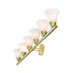 Neptune 6 Light Polished Brass Bath Vanity by Livex Lighting -Livex Lighting shop polished brass livex lighting vanity lighting 1066 02 fa 1000