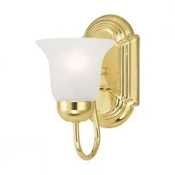 Riviera 1 Light Polished Brass Bath Vanity by Livex Lighting -Livex Lighting shop polished brass livex lighting vanity lighting 1071 02 1f 1000