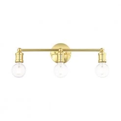 Lansdale 20.25 in. 3-Light Polished Brass Vanity Light by Livex Lighting -Livex Lighting shop polished brass livex lighting vanity lighting 16713 02 1f 1000