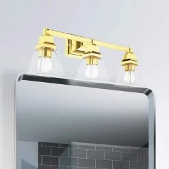 Mission 3 Light Polished Brass Vanity Sconce by Livex Lighting -Livex Lighting shop polished brass livex lighting vanity lighting 17173 02 40 1000