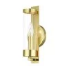 Castleton 1 Light Polished Brass ADA Wall Sconce by Livex Lighting
