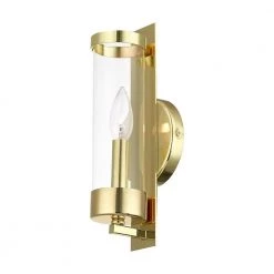 Castleton 1 Light Polished Brass ADA Wall Sconce by Livex Lighting 18 Castleton 1 Light Polished Brass ADA Wall Sconce by Livex Lighting -Livex Lighting shop polished brass livex lighting wall sconces 10141 02 76 1000