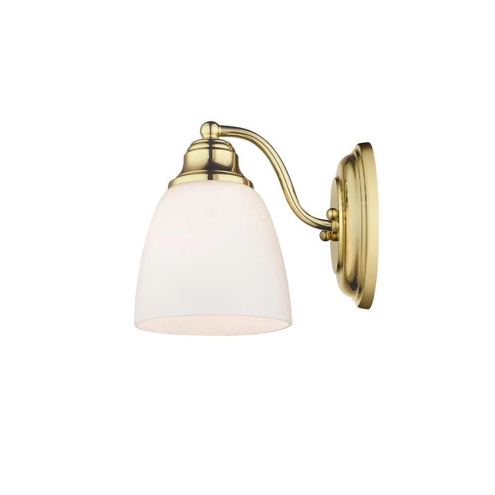Somerville 1 Light Polished Brass Wall Sconce by Livex Lighting 7 Somerville 1 Light Polished Brass Wall Sconce by Livex Lighting - Image 7