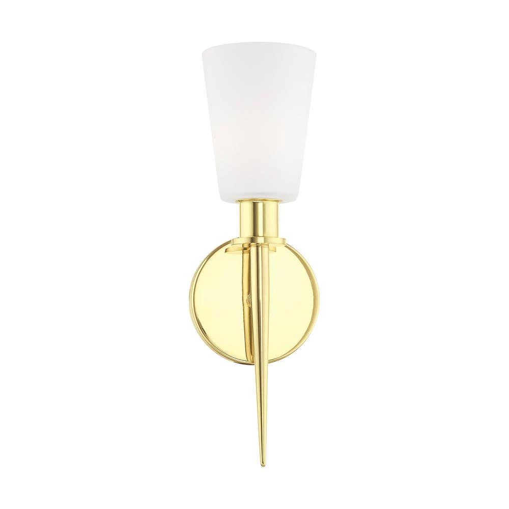 Witten 1 Light Polished Brass ADA Wall Sconce by Livex Lighting 3 Witten 1 Light Polished Brass ADA Wall Sconce by Livex Lighting - Image 3