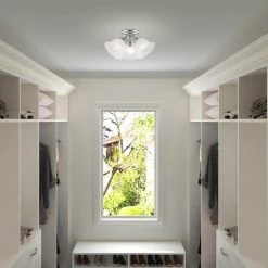 Essex 3 Light Polished Chrome Flush Mount by Livex Lighting -Livex Lighting shop polished chrome livex lighting flush mount lights 1358 05 1d 1000