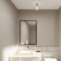 Hillcrest 1 Light Polished Chrome Semi Flush Mount by Livex Lighting -Livex Lighting shop polished chrome livex lighting flush mount lights 40480 05 a0 1000