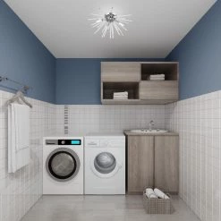 Utopia 4 Light Polished Chrome Semi Flush Mount by Livex Lighting -Livex Lighting shop polished chrome livex lighting flush mount lights 41250 05 a0 1000