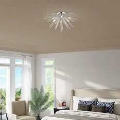 Utopia 6 Light Polished Chrome Flush Mount by Livex Lighting -Livex Lighting shop polished chrome livex lighting flush mount lights 41251 05 40 1000