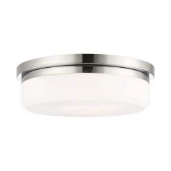 Stratus 3 Light Polished Chrome Flush Mount or Wall Mount by Livex Lighting