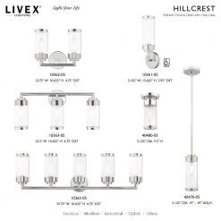 Hillcrest 1 Light Polished Chrome Mini Pendant by Livex Lighting -Livex Lighting shop polished chrome livex lighting pendant lights 40470 05 d4 1000