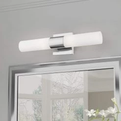 Aero 2 Light Polished Chrome ADA Bath Vanity by Livex Lighting -Livex Lighting shop polished chrome livex lighting vanity lighting 10102 05 40 1000