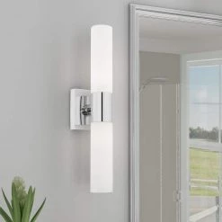 Aero 2 Light Polished Chrome ADA Bath Vanity by Livex Lighting -Livex Lighting shop polished chrome livex lighting vanity lighting 10102 05 a0 1000