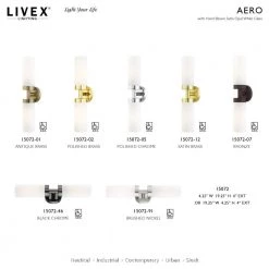 Aero 2 Light Polished Chrome ADA Bath Vanity by Livex Lighting -Livex Lighting shop polished chrome livex lighting vanity lighting 10104 05 31 1000