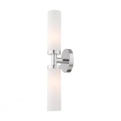 Aero 2 Light Polished Chrome ADA Bath Vanity by Livex Lighting -Livex Lighting shop polished chrome livex lighting vanity lighting 10104 05 4f 1000