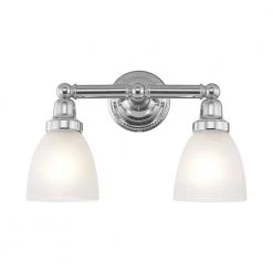 Classic 2 Light Polished Chrome Bath Vanity Light by Livex Lighting 17 Classic 2 Light Polished Chrome Bath Vanity Light by Livex Lighting -Livex Lighting shop polished chrome livex lighting vanity lighting 1022 05 4f 1000