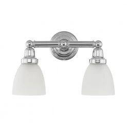 Classic 2 Light Polished Chrome Bath Vanity Light by Livex Lighting 16 Classic 2 Light Polished Chrome Bath Vanity Light by Livex Lighting -Livex Lighting shop polished chrome livex lighting vanity lighting 1022 05 c3 1000