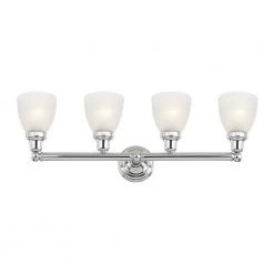 Classic 4 Light Polished Chrome Bath Vanity Light by Livex Lighting 20 Classic 4 Light Polished Chrome Bath Vanity Light by Livex Lighting -Livex Lighting shop polished chrome livex lighting vanity lighting 1024 05 fa 1000