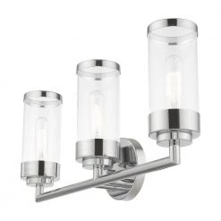 Hillcrest 3 Light Polished Chrome Bath Vanity by Livex Lighting 18 Hillcrest 3 Light Polished Chrome Bath Vanity by Livex Lighting -Livex Lighting shop polished chrome livex lighting vanity lighting 10363 05 76 1000