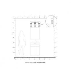 Hillcrest 3 Light Polished Chrome Bath Vanity by Livex Lighting 12 Hillcrest 3 Light Polished Chrome Bath Vanity by Livex Lighting -Livex Lighting shop polished chrome livex lighting vanity lighting 10363 05 77 1000