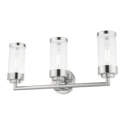 Hillcrest 3 Light Polished Chrome Bath Vanity by Livex Lighting 17 Hillcrest 3 Light Polished Chrome Bath Vanity by Livex Lighting -Livex Lighting shop polished chrome livex lighting vanity lighting 10363 05 fa 1000
